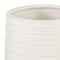 CosmoLiving by Cosmopolitan 7&#x22; White Porcelain Contemporary Vase